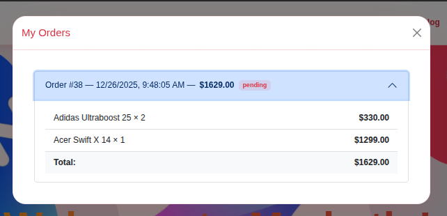 Marketly - Профиль